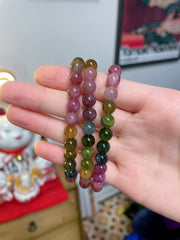 糖果碧玺7mm手串 手围14.5-16cm可带