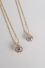 Round Diamond Necklace