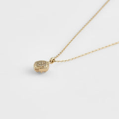 【agete】Limited Edition K10 Olette/Diamond Necklace