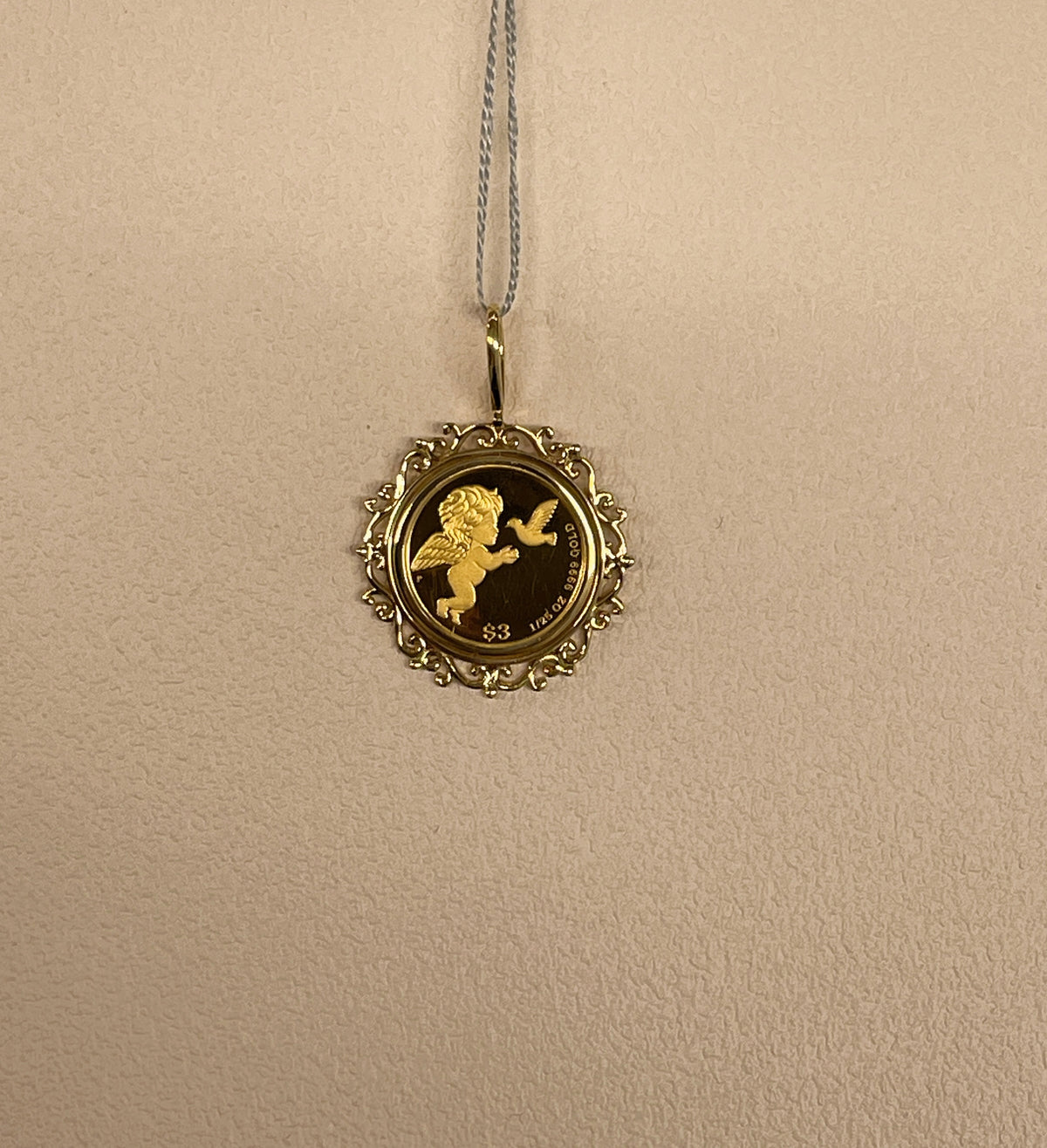 24K+18K Gold Coin, Diameter:20mm, 2.66g