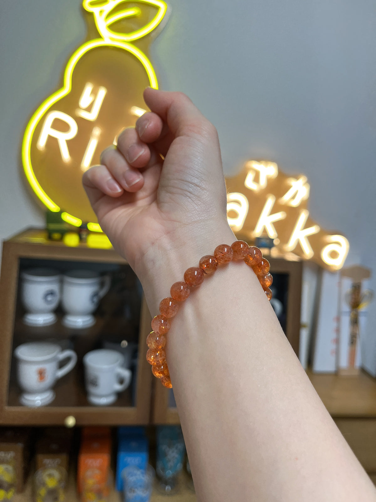 太阳石8.5mm 手围14.5-16cm可带