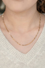 Paperclip Necklace In Large Size