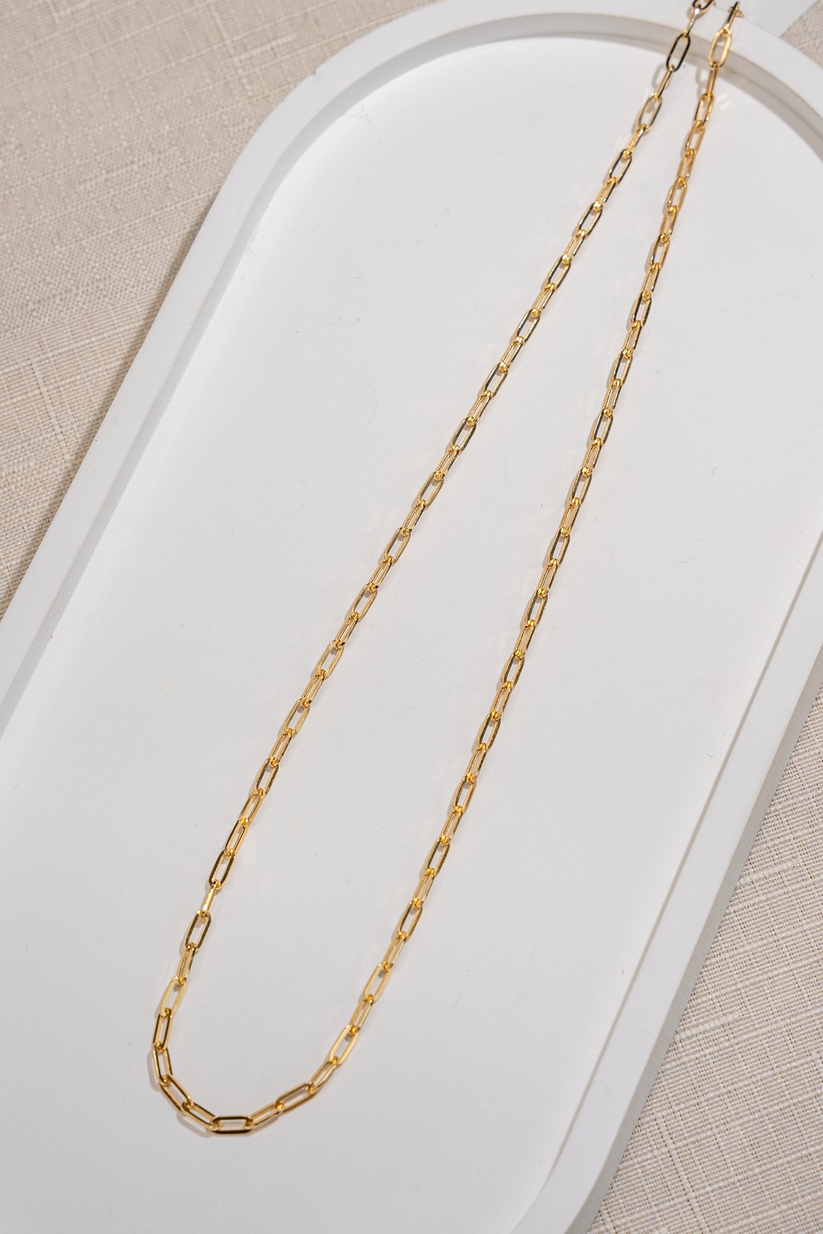 Paperclip Necklace In Large Size