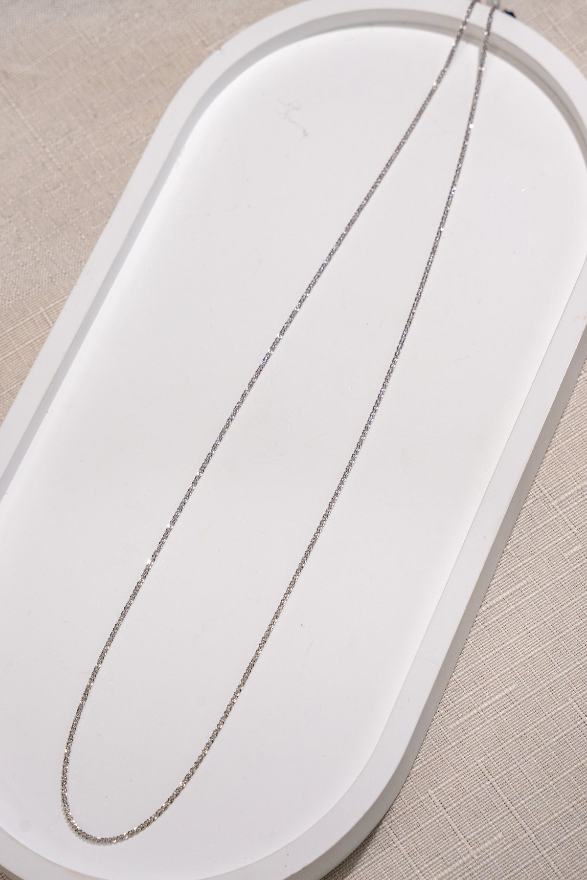 Shiny Plain Gold Necklace