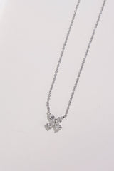 0.86 Carat Butterfly Lab Grown Diamond Necklace