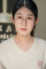 1 Carat Pear-shaped Lab Grown Diamond Necklace