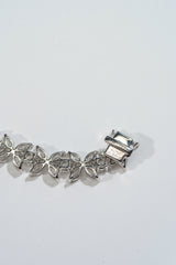 6.89 Carat Four-leaf Clover Bracelet