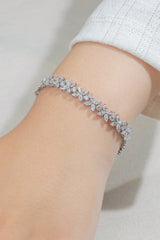 6.89 Carat Four-leaf Clover Bracelet