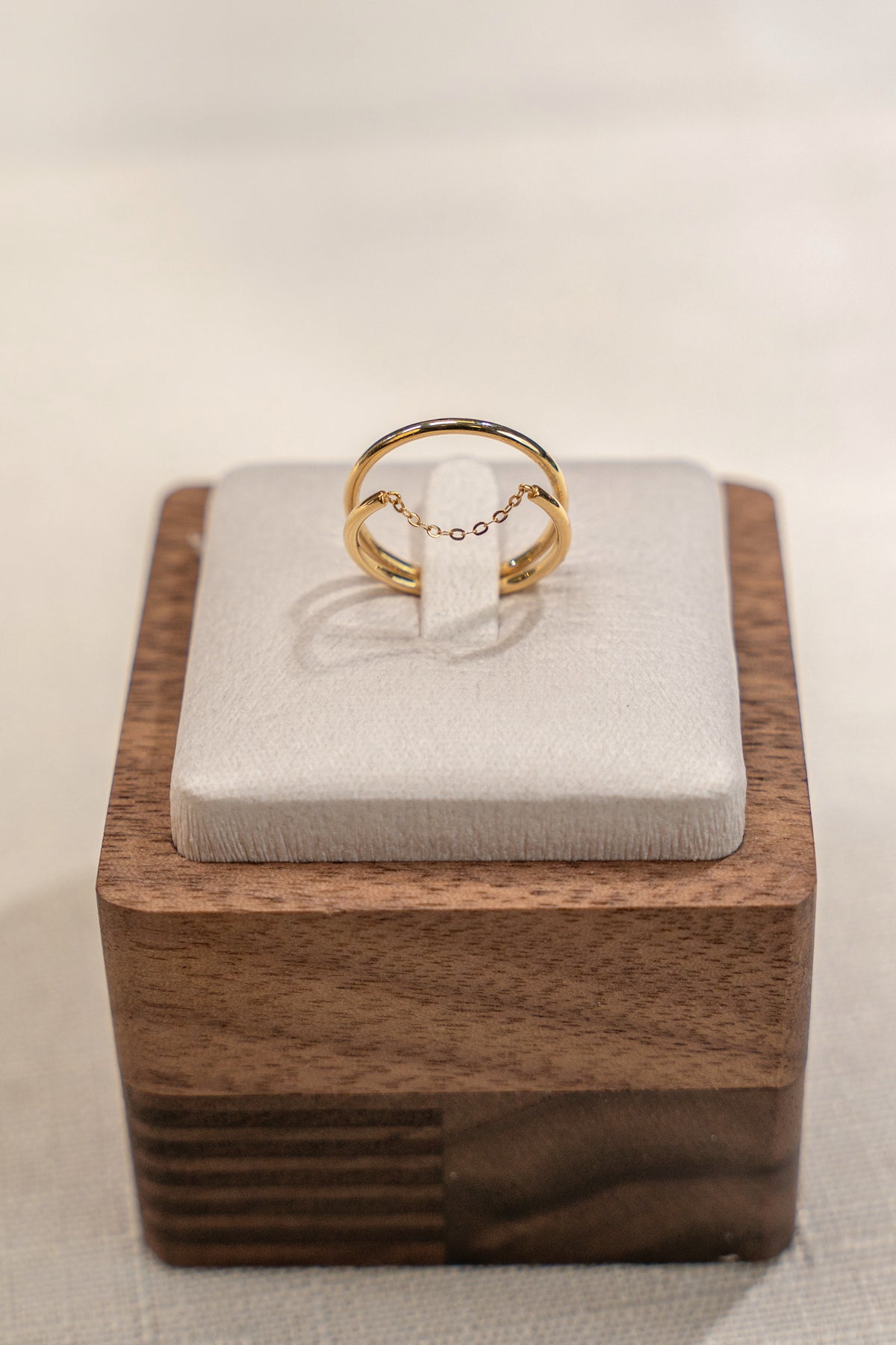 Double-circle Pinky Ring