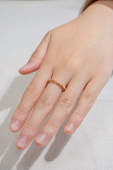 Spring&Open Ring In 18K Yellow Gold