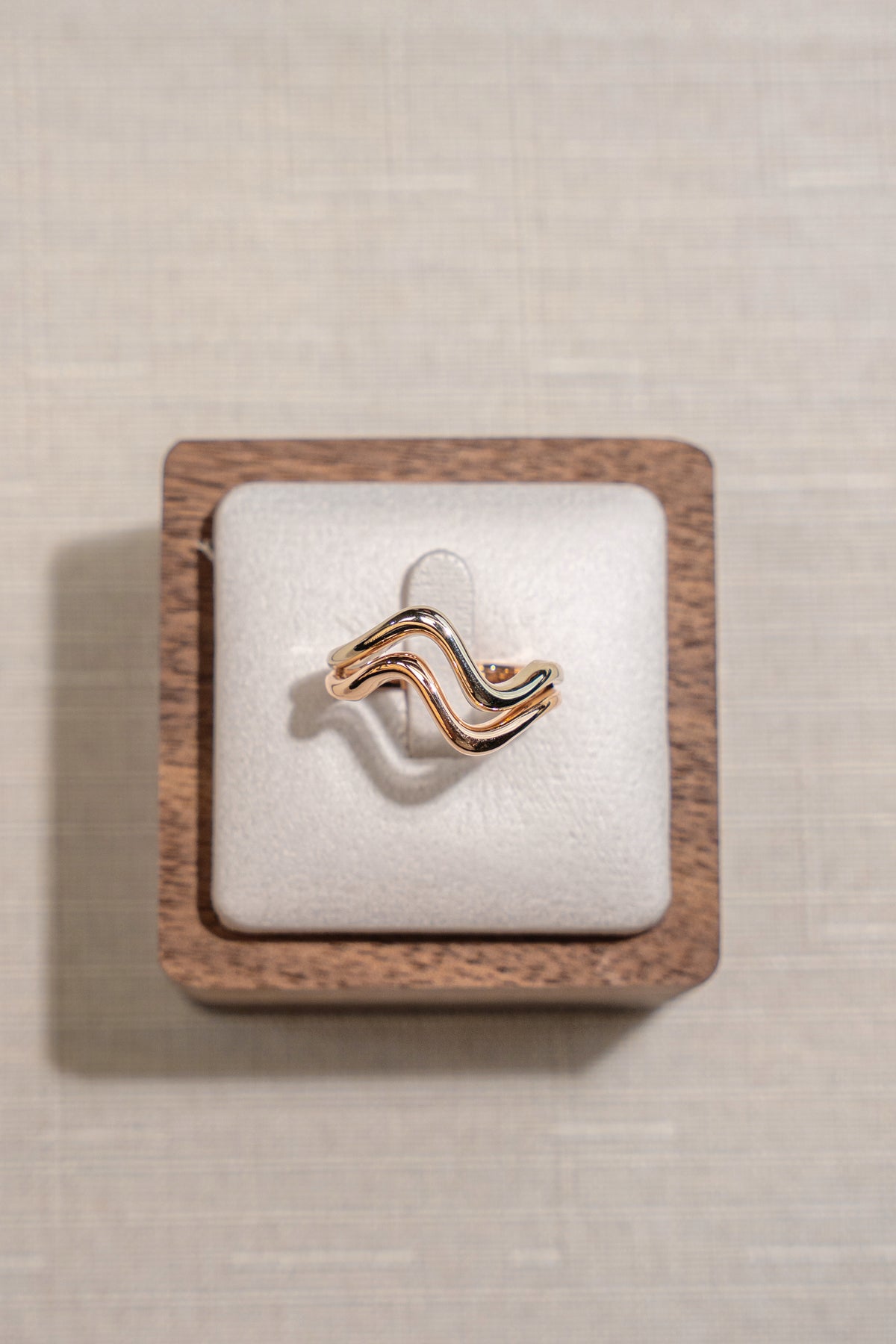 Two-tone Ring In 14K Pink&Yellow Gold