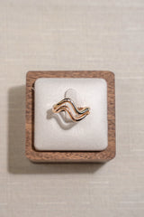 Two-tone Ring In 14K Pink&Yellow Gold