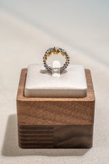 5+4+3mm Beads Spring Ring