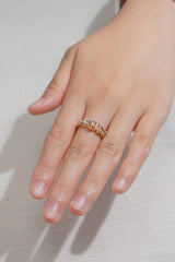 5+4+3mm Beads Spring Ring