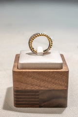 Double-band Ring In Sliver 925