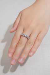 5 Carat Emerald Cut Lab Grown Diamond Ring
