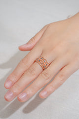 Lace-style Ring In 14 Pink Gold