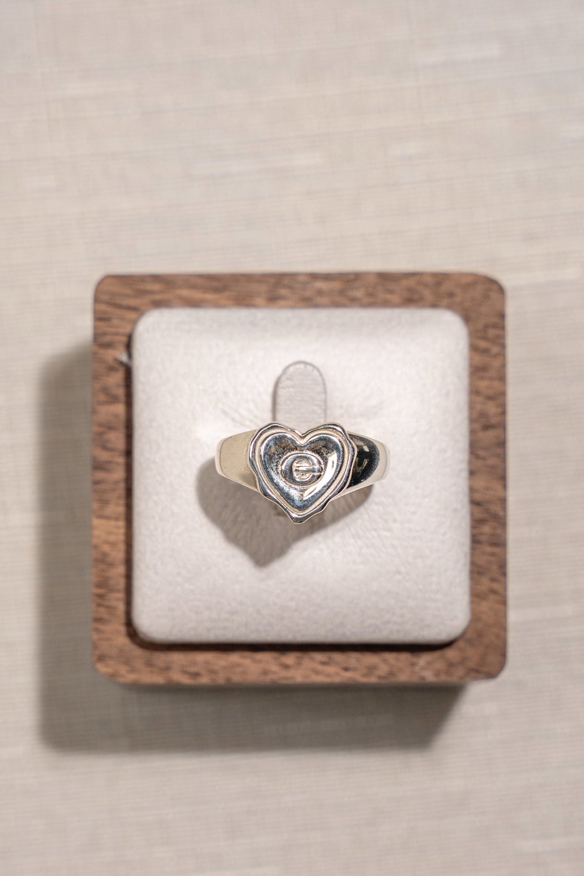 Heart Ring In Sliver 925