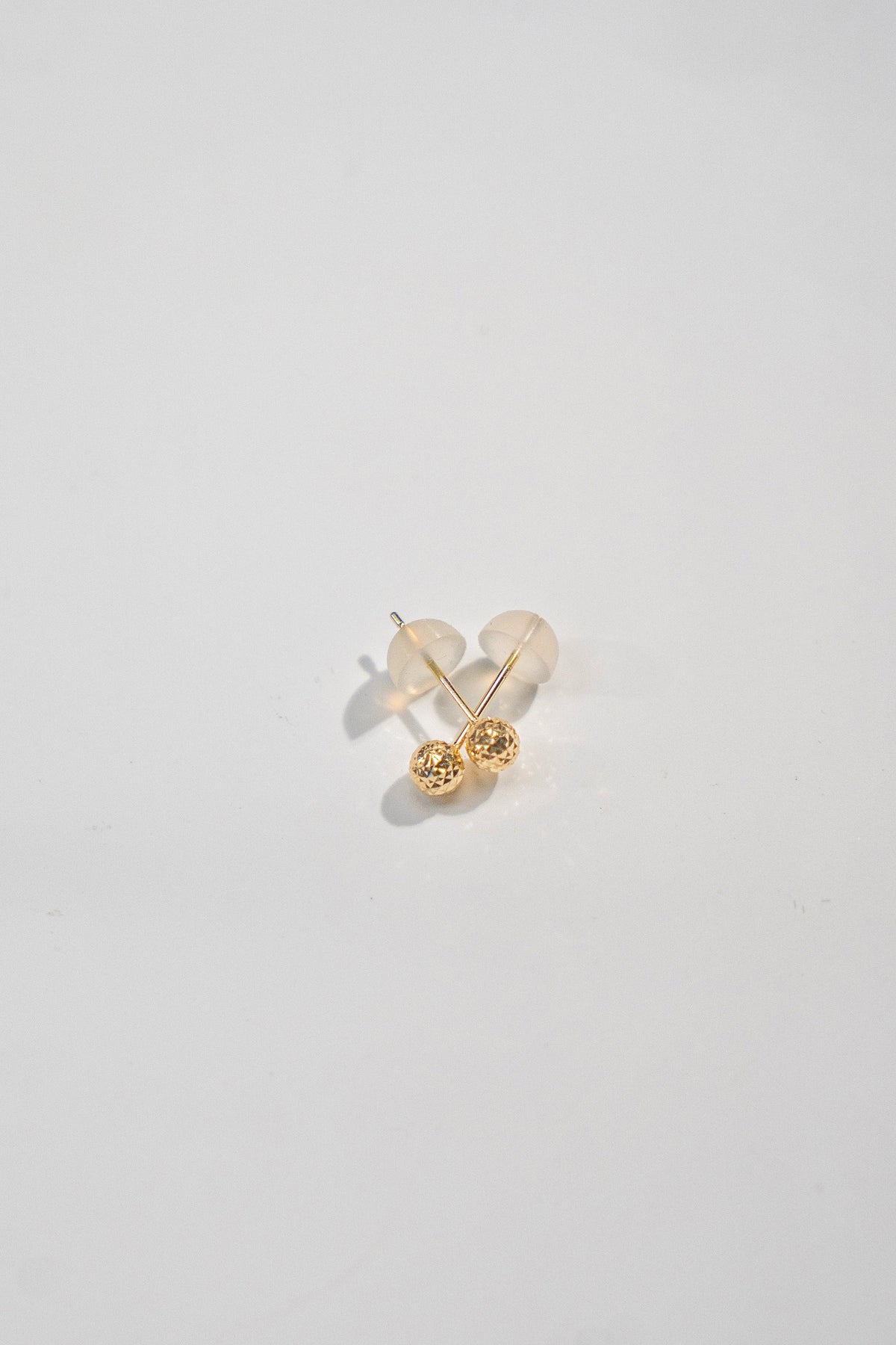 Small Gold Ball Stud Earrings
