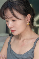 Citrine Stud Earrings