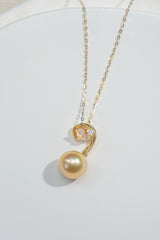 Golden South Sea Cultured Pearl Pendant