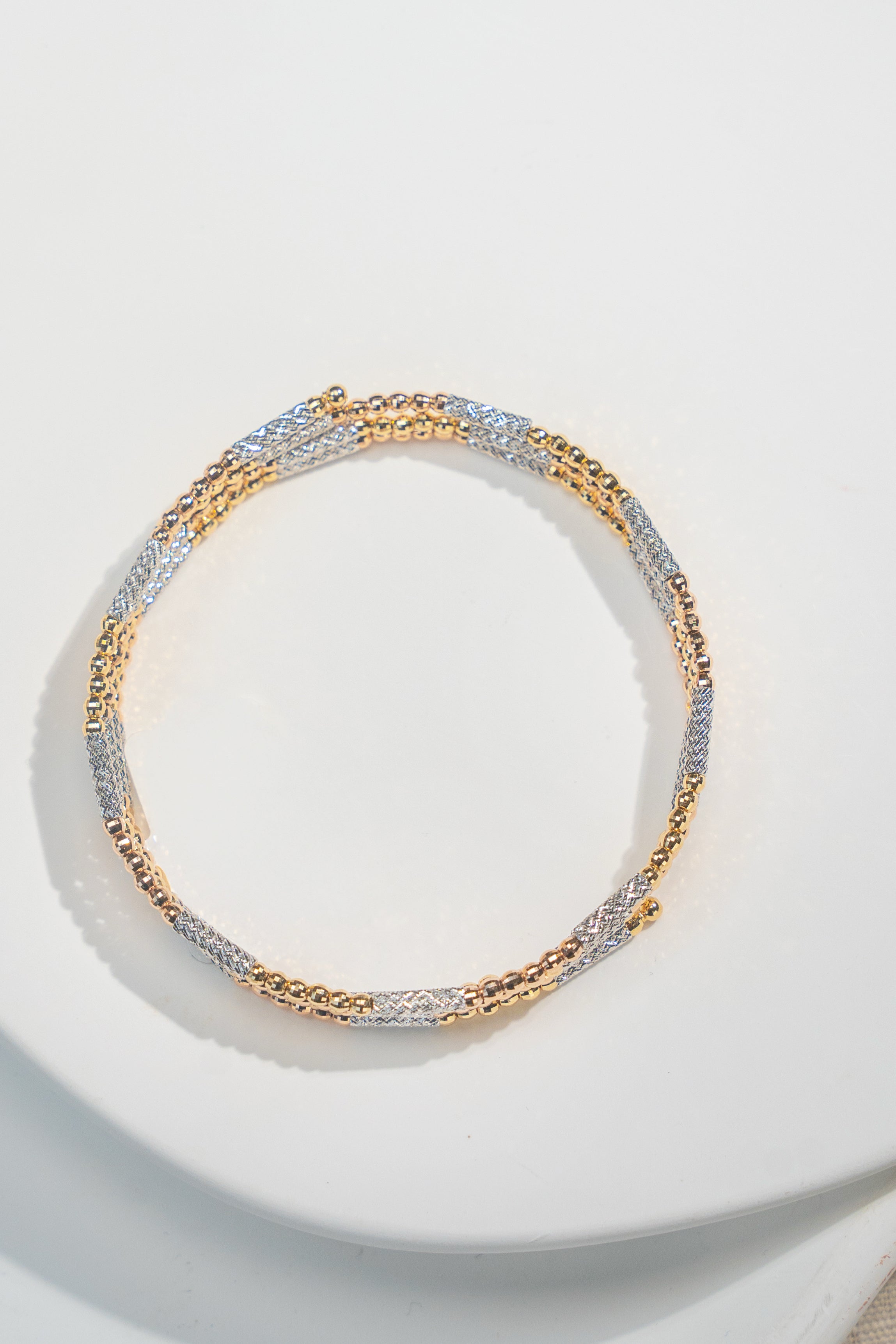 Multi functional three-colour bracelet&necklace